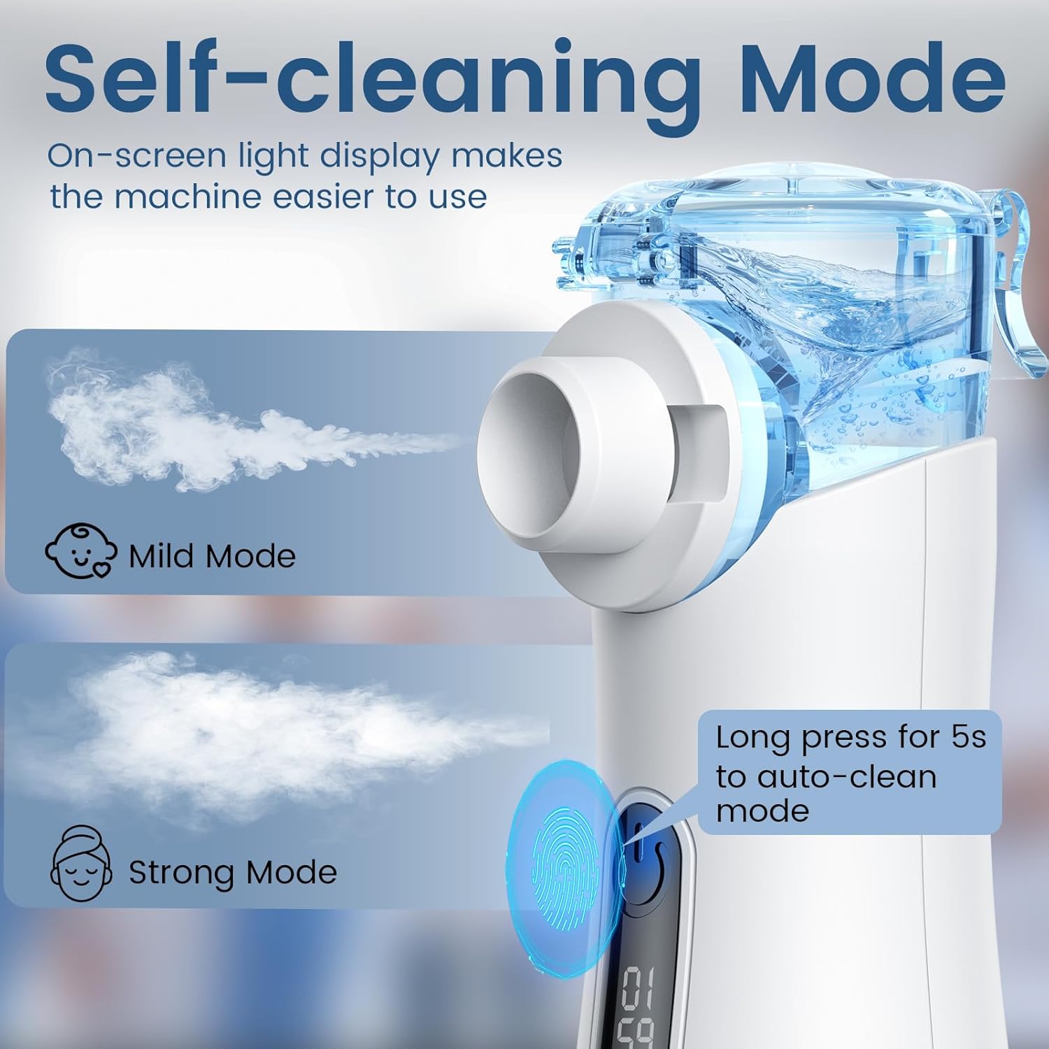 BreatheEase Family Nebulizer (For Adults And Kids )